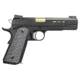 Kimber Rapide Pistol, .45 ACP, 5 in barrel, black stainless steel frame, Black Rapide G10 grip, recoil operated semi-automatic, single-action, grip safety, ambi thumb safety, TRUGLO TFX Pro Day/Night, 8 round magazine, KMBR-RPD-FRRMPG
