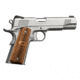 Kimber Raptor-II Pistol, 9mm Luger, 5 in barrel, stainless steel frame, rosewood Raptor grips grip, recoil operated semi-automatic, single-action, three dot green Meprolight night sights, 9 round magazine, KMBR-RPR-II-3-FRRMPG
