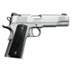 Kimber Stainless-II Pistol, .38 Super, 5 in barrel, polished stainless steel frame, black synthetic grip, recoil operated semi-automatic, single-action, grip safety, manual thumb safety, fixed low profile, 9 round magazine, KMBR-ST-II-FRRMPG