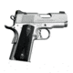 Kimber Stainless-Ultra-Carry-II Pistol, 9mm Luger, 3 in barrel, aluminum frame, black synthetic grip, recoil operated semi-automatic, single-action, grip safety, manual thumb safety, fixed low profile, 8 round magazine, KMBRSTUTACYII3-FRRMPG