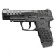 Kel-Tec P15 Pistol, 9mm Luger, 4 in barrel, polymer frame, integrated polymer grip, recoil operated semi-automatic, striker single-action, grip safety only, fiber-optic front, adjustable rear, 15 round magazine, KT-P15-FRRMPG