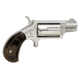 North American Arms Mini-Revolver Revolver, .17 Hornady Magnum Rimfire, 1.125 in barrel, stainless steel frame, wood grip, revolving chamber, single-action, half-way notch cylinder, blade front, notch rear, 5 round magazine, NAA-MR-2-FRRMPG
