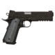 Rock Island Armory TAC-Ultra Pistol, 10mm Auto, 5 in barrel, parkerized steel frame, G10 composite grip, recoil operated semi-automatic, single-action, fiber-optic front, adjustable rear, 8 round magazine, RIA-TAC-UTA-2-FRRMPG