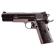 Rock Island Armory 1911-Two-Tone-Tactical-FS Pistol, .45 ACP, 5 in barrel, nickel finish steel frame, checkered polymer grip, recoil operated semi-automatic, single-action, low profile, 8 round magazine, RIA19112TTCTLFS-FRRMPG