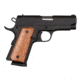Rock Island Armory 1911A1-45CS-RIA Pistol, .45 ACP, 3.5 in barrel, parkerized blue finish steel frame, smooth walnut grip, recoil operated semi-automatic, single-action, grip safety only, GI combat, 6 round magazine, RIA1911A145CSRIA-FRRMPG