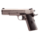 Rock Island Armory 1911-Matte-Nickel-Tactical-FS Pistol, .45 ACP, 5 in barrel, nickel finish steel frame, checkered polymer grip, recoil operated semi-automatic, single-action, low profile, 8 round magazine, RIA1911MTNKTCTLFS-FRRMPG