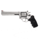 Rossi 972 Revolver, .357 Magnum, 6 in barrel, stainless steel frame, black rubber grip, revolving chamber, double-action, hammer block, blade front, adjustable rear, 6 round magazine, ROSSI-972-FRRMPG