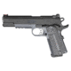 Springfield Armory 1911-A1-Combat-Operator Pistol, 9mm Luger, 5 in barrel, matte gray steel frame, custom G10 grip, recoil operated semi-automatic, single-action, fiber-optic front, black notch rear, 10 round magazine, SA1911A1CBTOPTR2-FRRMPG