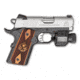 Springfield Armory 1911-A1-Loaded-Micro-Compact Pistol, .45 ACP, 3 in barrel, anodized aluminum frame, checkered cocobolo grip, recoil operated semi-automatic, single-action, Novak tritium night sights, 6 round magazine, SA1911A1LDMCCPT-FRRMPG