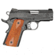 Springfield Armory 1911-A1-Micro-Compact Pistol, .45 ACP, 3 in barrel, anodized aluminum frame, checkered cocobolo grip, recoil operated semi-automatic, single-action, Novak tritium night sights, 6 round magazine, SA1911A1MICROCPT-FRRMPG
