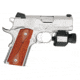 Springfield Armory 1911-A1-Operator Pistol, .45 ACP, 3 in barrel, stainless steel frame, checkered cocobolo grip, recoil operated semi-automatic, single-action, Novak tritium night sights, 6 round magazine, SA1911A1OPTR-FRRMPG