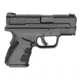 Springfield Armory XD-Mod-2 Pistol, 9mm Luger, 3 in barrel, polymer frame, integrated polymer grip, recoil operated semi-automatic, striker single-action, fiber optic front, fixed 2 dot rear, 13 round magazine, SAXDMOD.25-FRRMPG