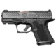 Shadow Systems CR920-Combat Pistol, 9mm Luger, 3.41 in barrel, black polymer frame, integrated polymer grip, recoil operated semi-automatic, striker single-action, tritium front, U-notch rear, 10 round magazine, SS-CR920-CBT-FRRMPG