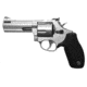 Taurus 425-Tracker Revolver, .41 Remington Magnum, 4 in barrel, stainless steel frame, black ribbed rubber grip, revolving chamber, double-action, trigger actuated transfer bar, fixed front, adjustable rear, 5 round magazine, TRS-425-TRK-FRRMPG