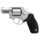 Taurus 455-Tracker Revolver, .45 ACP, 2 in barrel, stainless steel frame, black ribbed rubber grip, revolving chamber, double-action, trigger actuated transfer bar, fixed front and rear, 5 round magazine, TRS-455-TRK-FRRMPG