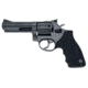 Taurus 66 Revolver, .357 Magnum, 4 in barrel, blued finish steel frame, black rubber grip, revolving chamber, double-action, trigger actuated transfer bar, fixed front, adjustable rear, 7 round magazine, TRS-66-FRRMPG