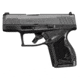 Taurus GX4 Pistol, 9mm Luger, 3.06 in barrel, black polymer frame, integrated polymer grip, recoil operated semi-automatic, striker single-action, Glock-style trigger safety, white dot front, U-notch rear, 11 round magazine, TRS-GX4-FRRMPG