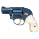 Taurus Protector-851 Revolver, .38 Special +P, 2 in barrel, Spectrum Blue titanium frame, mother of pearl grip, revolving chamber, double-action, trigger actuated transfer bar, fixed front, adjustable rear, 5 round magazine, TRS-PRT-851-FRRMPG