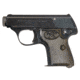 Walther 5 Pistol, .25 Auto, 2.1 in barrel, blued steel frame, hard rubber grip, blowback operated semi-auto, single-action, frame mounted manual safety, fixed, 6 round magazine, WA-5-FRRMPG