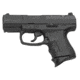 Walther P99c-QA Pistol, 9mm Luger, 3.5 in barrel, black polymer frame, integrated polymer grip, recoil operated semi-automatic, striker single-action, striker, trigger safety, 3-dot adjustable, 10 round magazine, WA-P99C-QA-FRRMPG