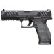 Walther PDP Pistol, 9mm Luger, 5 in barrel, black polymer frame, integrated polymer grip, recoil operated semi-automatic, striker single-action, Glock-style trigger safety, fixed white 3-dot, 18 round magazine, WA-PDP-3-FRRMPG
