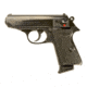 Walther PPK-S Pistol, .380 ACP, 3.3 in barrel, blued finish steel frame, black plastic grip, blowback operated semi-auto, double-action, slide mounted decock lever, red dot front, red line rear, 7 round magazine, WA-PPK/S-2-FRRMPG