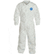 Magid Glove Tyvek Coverall w/Zipper Front, Elastic Wrists and Ankles, Large, Case of 25, CVC11L
