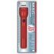 MagLite Standard 2 Cell D LED Flashlight, Red, Blister Pack, S2D036