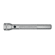 Maglite 4 D-Cell Incandescent Xenon Flashlight, D Cell Alkaline, White, 98 Lumens, Gray, Blister, S4D096