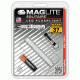 MagLite Solitaire LED Flashlight, 1AAA, Silver Han, SJ3A106