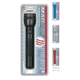 MagLite Standard MagLite 2 D Cell Flashlight, Black, Blue, Gray, Purple, Red, Silver
