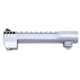 Magnum Research Barrel, .50 Action Express, 6, Picatinny Accessory Rail, With Muzzle Brake, Fits Desert Eagle MK XIX 50AE, Brushed Chrome Finish, Silver