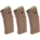 Magpul Industries PMAG GEN M3 AR-15/M16/M4 Rifle Magazine, .223 Rem/5.56x45mm NATO, 30 Round, Medium Coyote Tan, 3 Pack, Polymer, MAG557-MCT-30RD