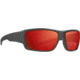 Magpul Industries Ascent Shooting Glasses, Black Frame, Gray Lens/Red Mirror, MAG1132-1-001-1140