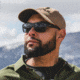 Magpul Industries Explorer Sunglasses w/Polycarbonate Lens, Matte Black Frame, Gray Lens, MAG1024-061