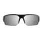 Magpul Industries Helix Eyewear Shooting Glasses, Black Frame, Gray/Silver Mirror Lens, Polarized, MAG1097-1-001-1110