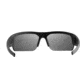 Magpul Industries Helix Eyewear Shooting Glasses, Black Frame, Gray/Silver Mirror Lens, Polarized, MAG1097-1-001-1110