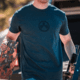 Magpul Industries Icon Logo CVC T-Shirt, Navy Heather, Large, MAG1115-411-L