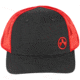 Magpul Industries Icon Trucker Hat, Black/Red, M/L, MAG1106-003