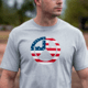 Magpul Industries Independence Icon T-Shirt - Mens, Athletic Gray Heather, Short Sleeve, Small, MAG1281030S