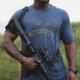 Magpul Industries Magmouth T-Shirt - Mens, Navy Heather, Short Sleeve, 2XL, MAG12684112X