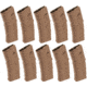 Magpul Industries PMAG 10/30 AR/M4 GEN M3 Rifle Magazine, 10 Round, 5.56x45, Medium Cayote Tan, 10-pack