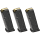 Magpul Industries PMAG GL9 Glock 17/19/26/34/45 Pistol Magazine, 9mm Luger, 17 Round, Black, 3 Pack