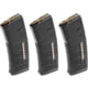 Magpul Industries PMAG GEN M2 MOE AR-15/M16/M4 Rifle Magazine w/Capacity Window, .223 Rem/5.56x45mm NATO, 30 Round, Black, 3 Pack