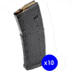Magpul Industries PMAG GEN M2 MOE AR-15/M16/M4 Rifle Magazine, .223 Rem/5.56x45mm NATO, 30 Round, Black, 10 Pack, Polymer, MGMPI571BLK-30RD
