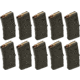 Magpul Industries PMAG GEN M3 AR-15/M16/M4 Rifle Magazine, .223 Rem/5.56x45mm NATO, 20 Round, Olive Drab Green, 10 Pack