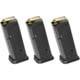 Magpul Industries PMAG GL9 Glock 19 Pistol Magazine, 9mm Luger, 15 Round, Black, 3 Pack, MGMPI550BLK-15RD-KIT1
