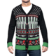 Magpul Industries Ugly Christmas Sweater Button Down, Krampus, Medium, MAG1198-BLK-M