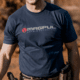 Magpul Industries Unfair Advantage Cotton T-Shirt, Navy, XL, MAG1114-410-XL