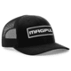 Magpul Industries Wordmark Patch Trucker Hat, Gray/Black, OSFA, MAG1104-032